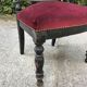 Napoleon III period nanny chair