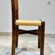 Set of 2 Charlotte Perriand Meribel chairs, in ash, circa 1950, original edition