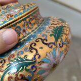 Box in partitioned enamels China