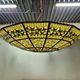 Impressive Tiffany Style Stained Glass Chandelier from the 1990s
