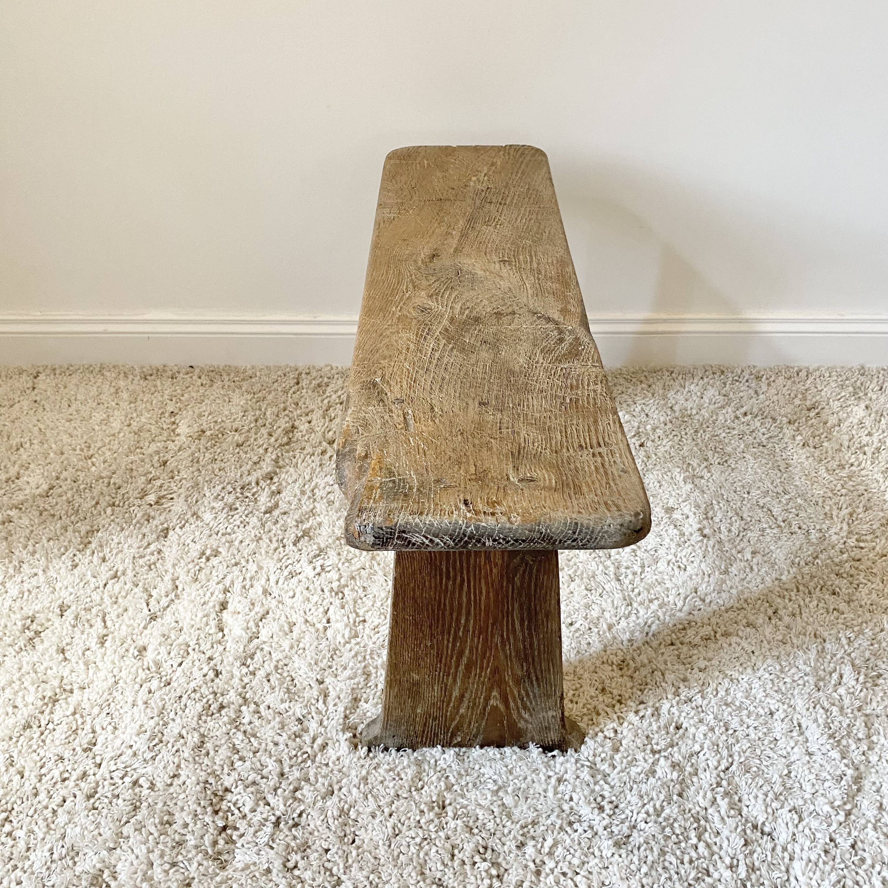 Brutalist farm bench