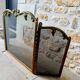 Brass fireplace screen in Louis XV style