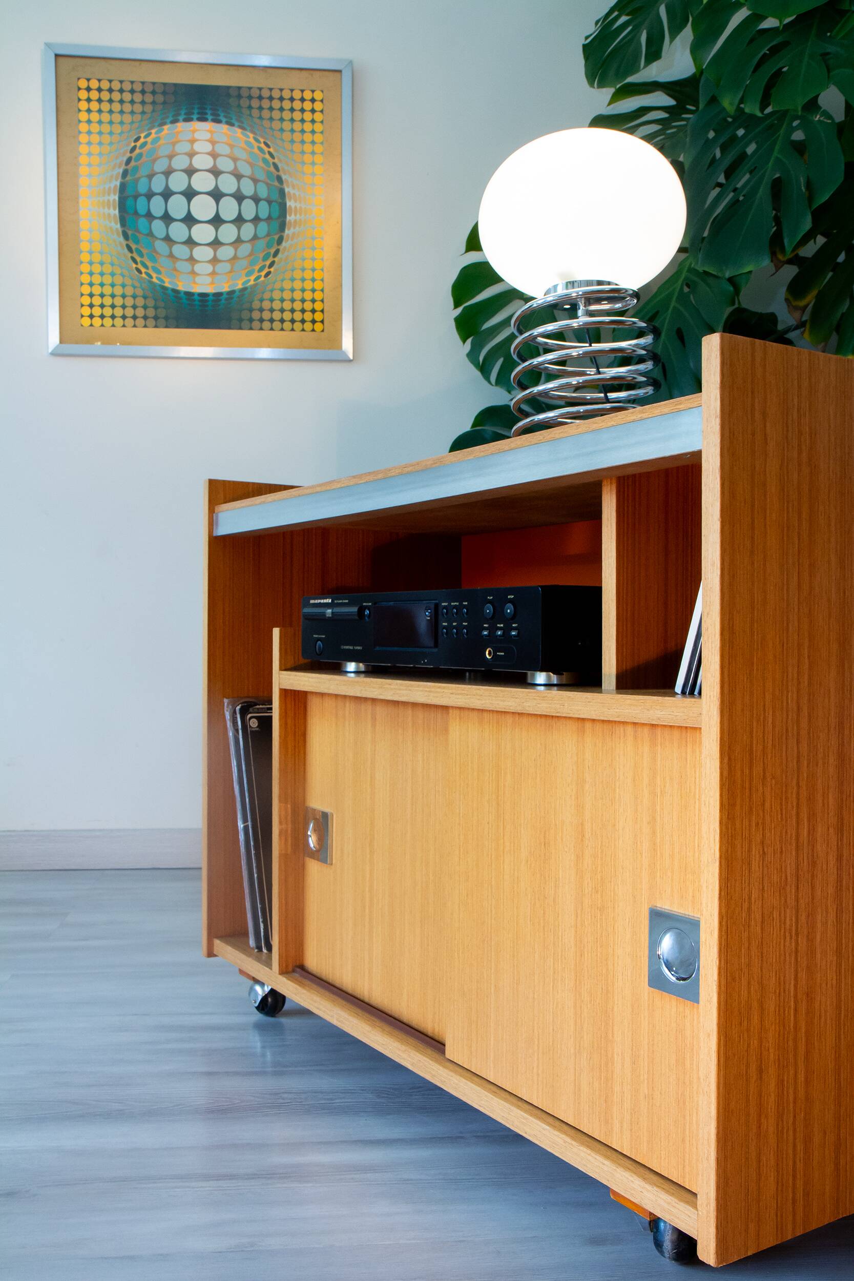 70's Berlioz teak furniture, HIFI TV, other