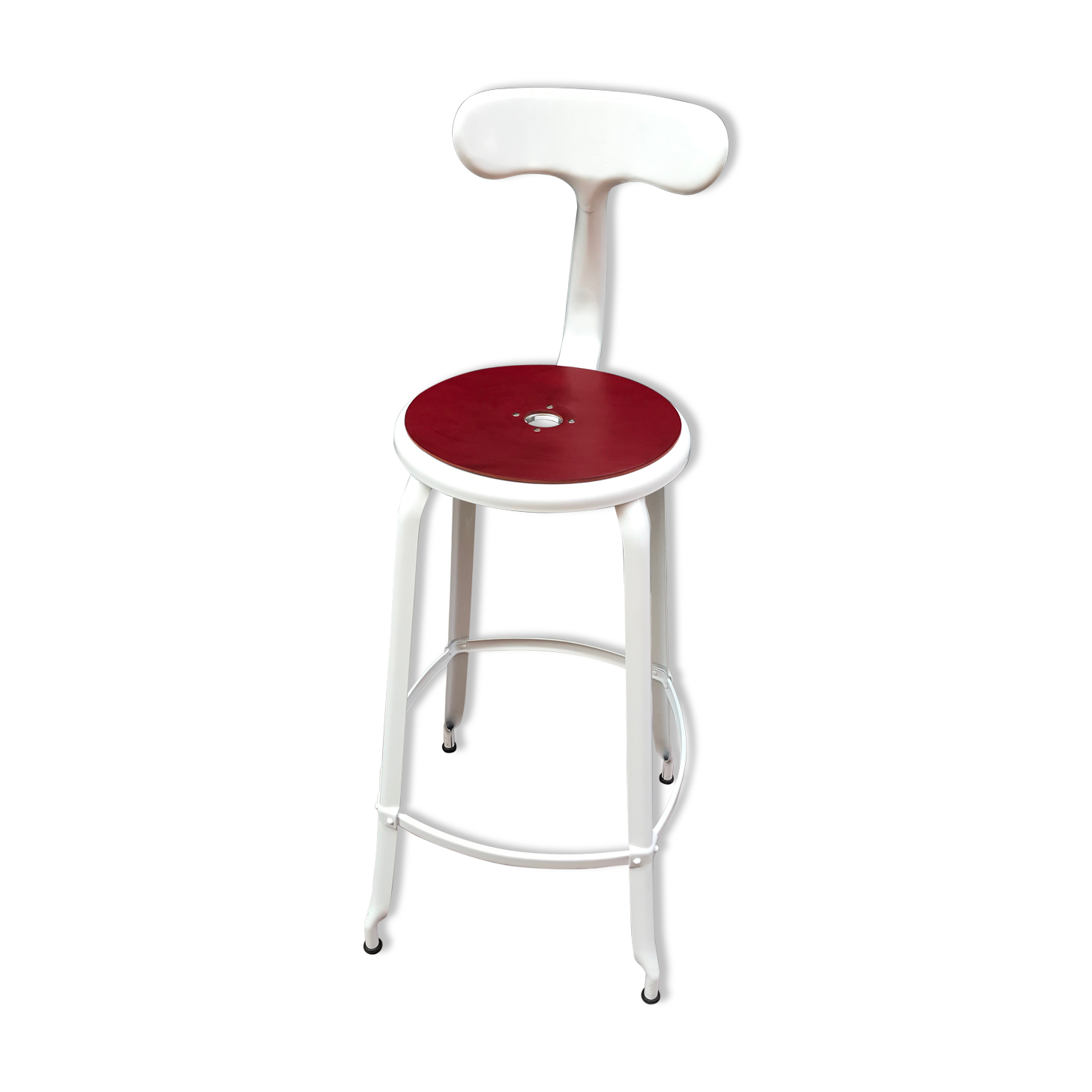 Chaise haute H75 de bar industriel de Nicolle