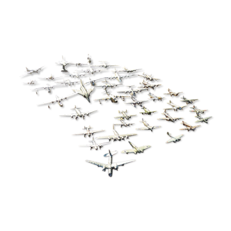 Set of 40 old aircraft models