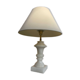 Vintage alabaster lamp base 1970