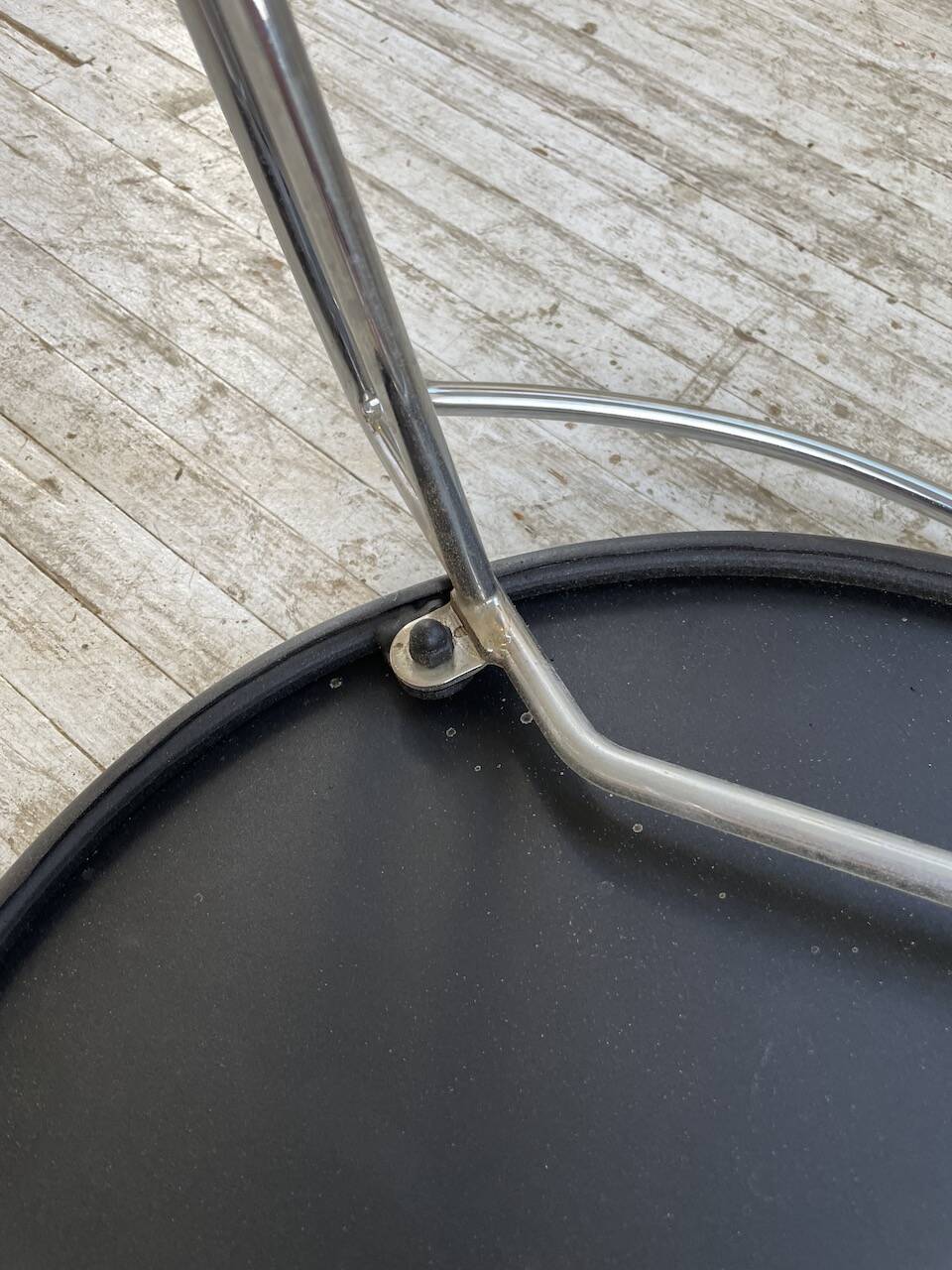 Set of 5 high stools "silver moon" Pascal Mourgue