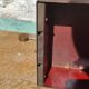 Old vintage store cash box for cash box silver metal cash