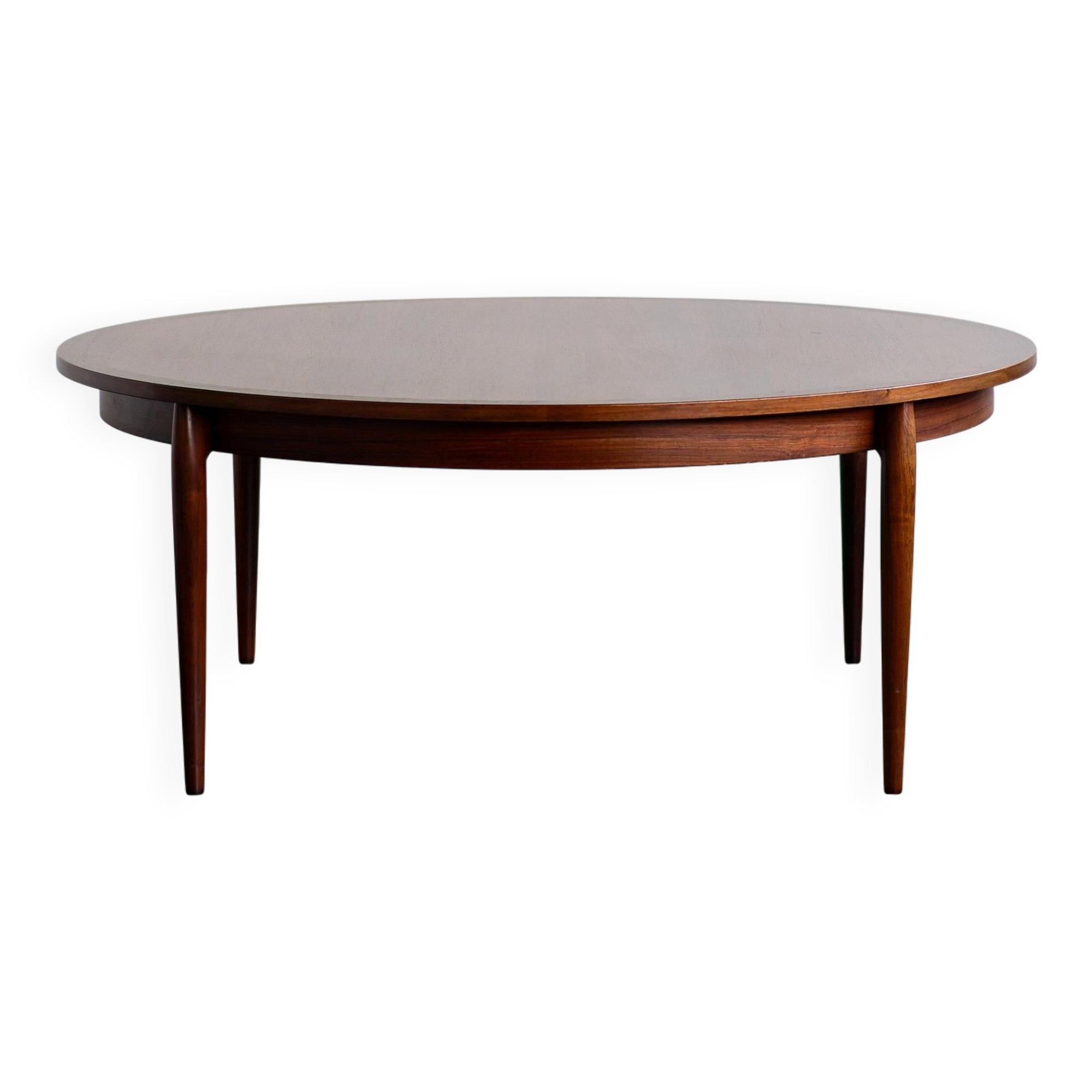 Sculptural coffee table in rosewood by Sven Ellekaer for AMBLER