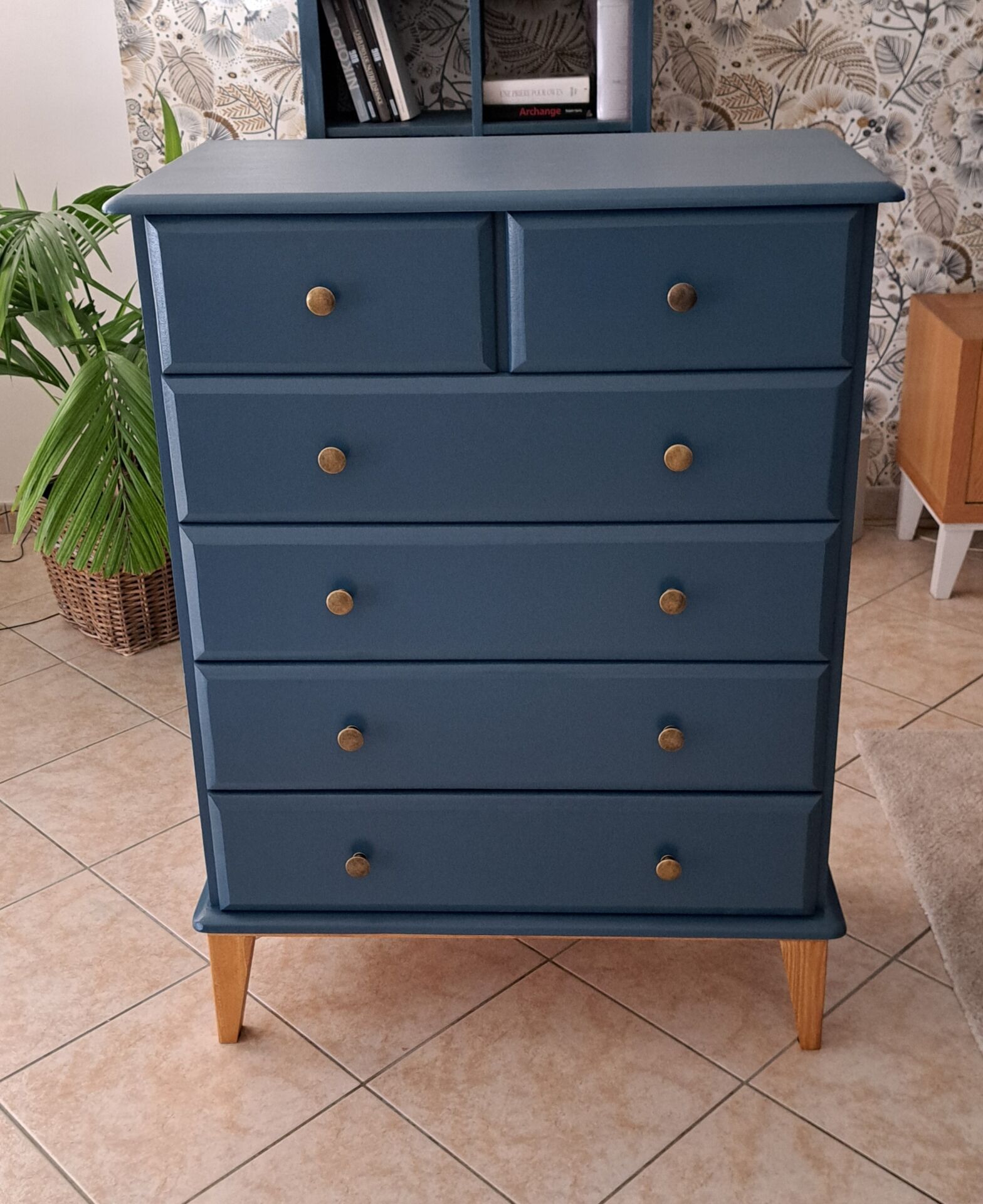 Commode blue ganne