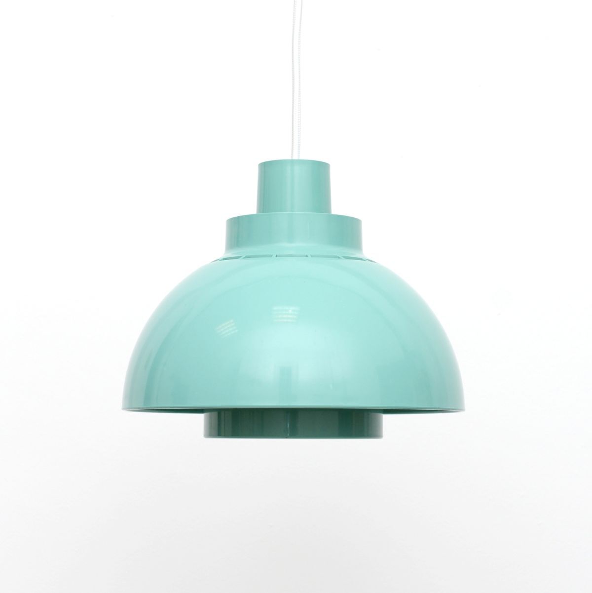 Blue Minisol pendant lamp by L. Kewo for Nordisk Solar, 1960s