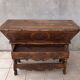 Provençal kneading trough in walnut from the 18th century.