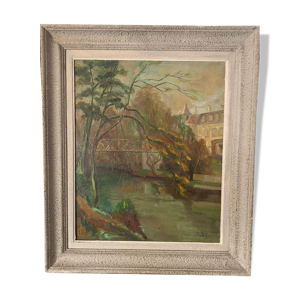 Huile sur toile paysage
