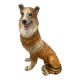 Collie dog sculpture
