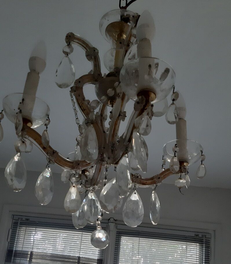 Small crystal chandelier
