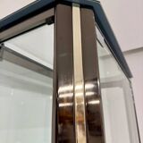 Antique display cabinet shelf in brass metal Italian design from the 70s