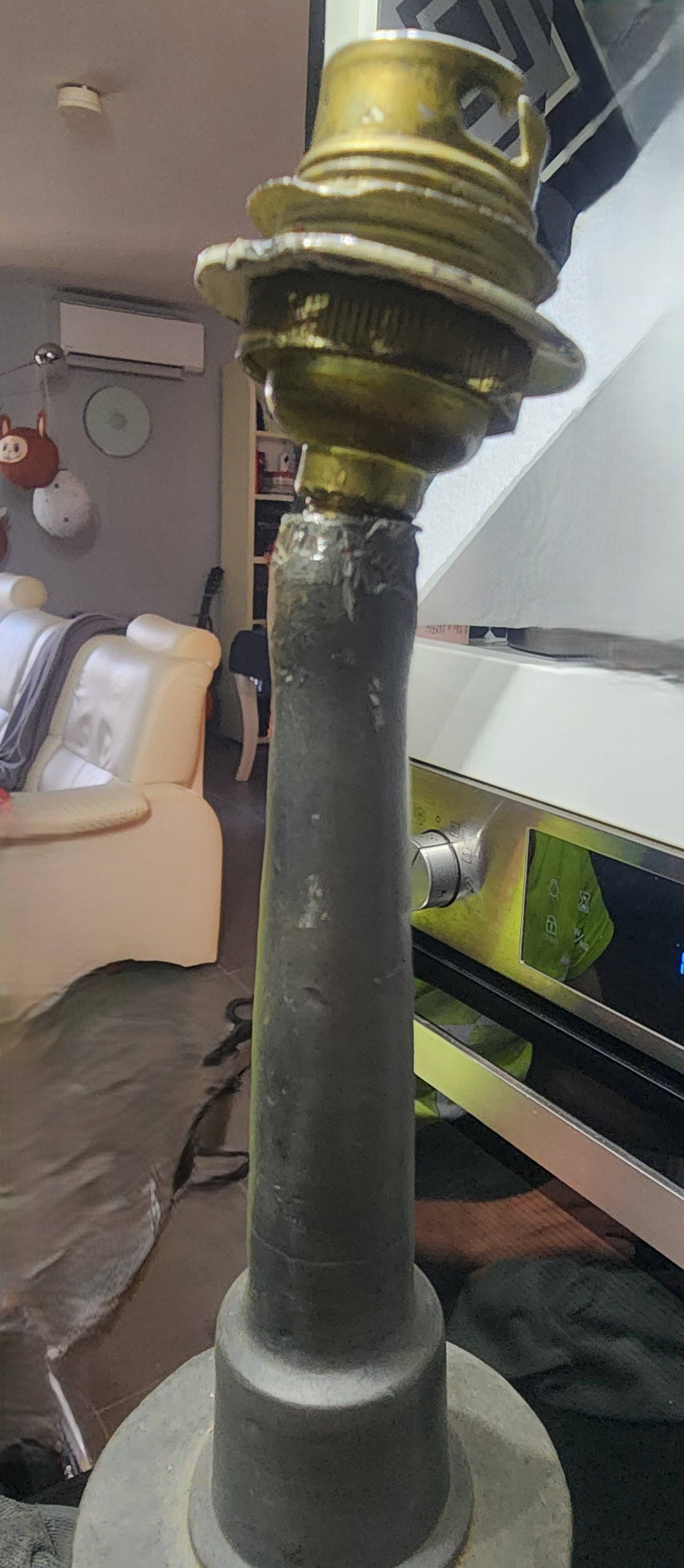 Set of 2 industrial & curiosity lamps – tin clysters