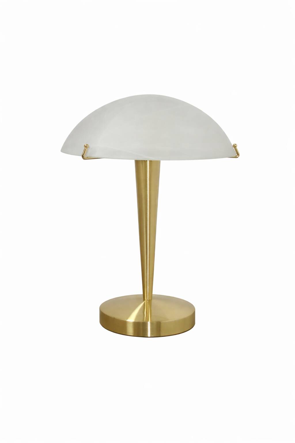 Modern table lamp – 2000s, gold base, glass, E14
