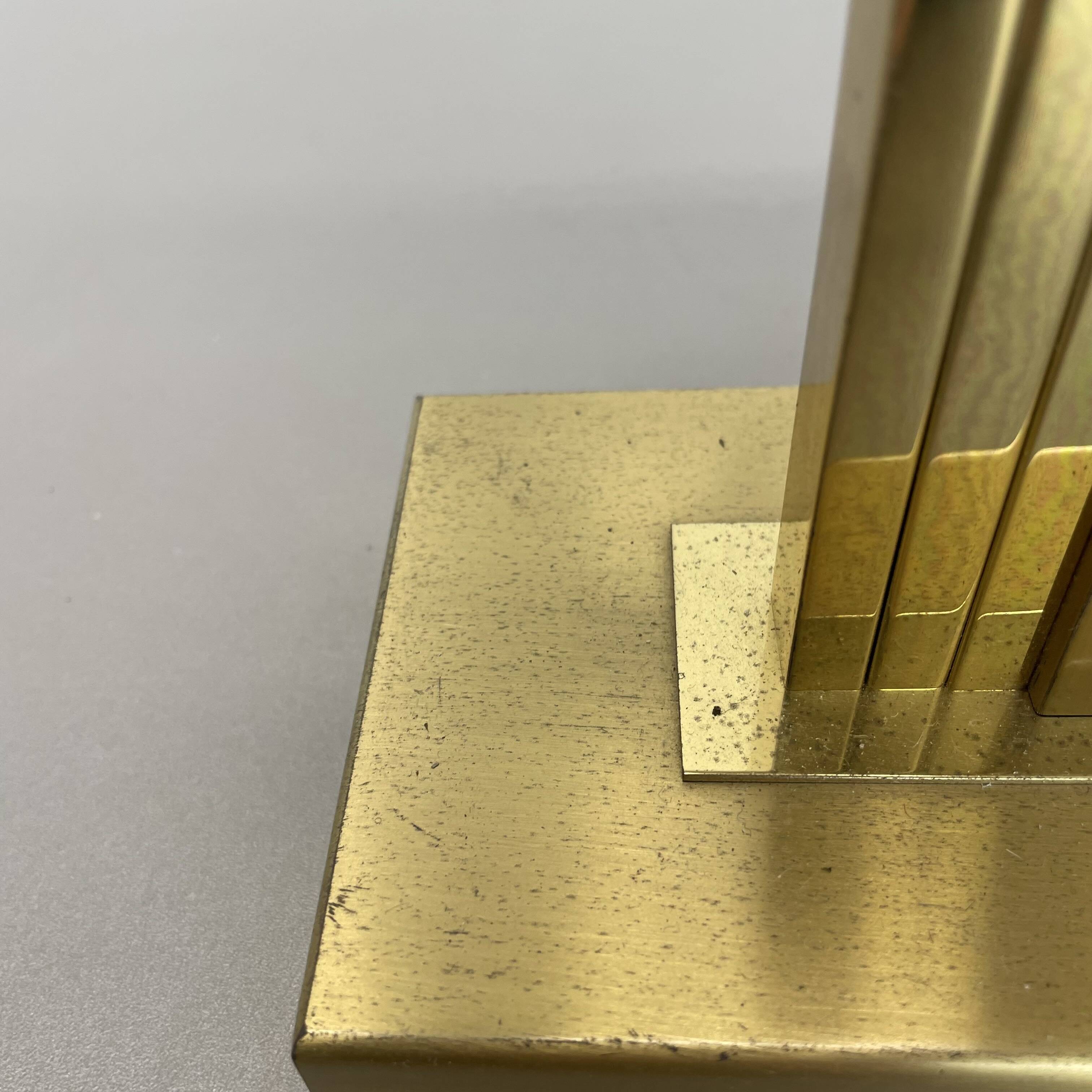 Hollywood Regency Style Brass and Acryl Table Light by WKR Lights, Germany 1970s