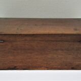 Old patinated solid wood box