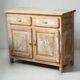 Small Parisian-style patinated sideboard