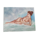 Female nude painting