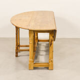Scandinavian pine gateleg table 1970s