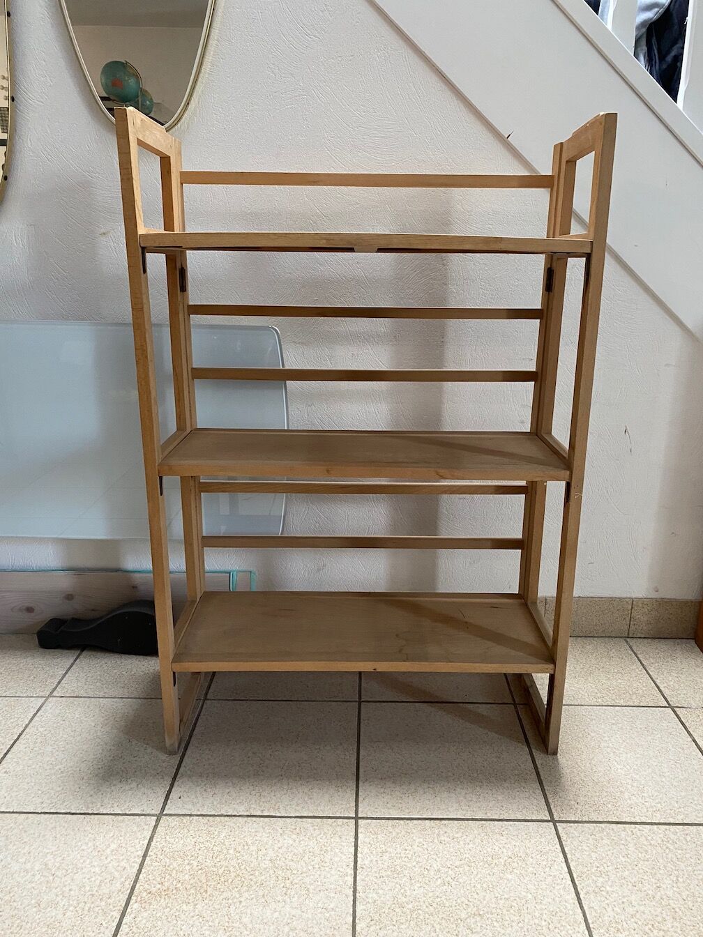 Vintage bookseller's shelf
