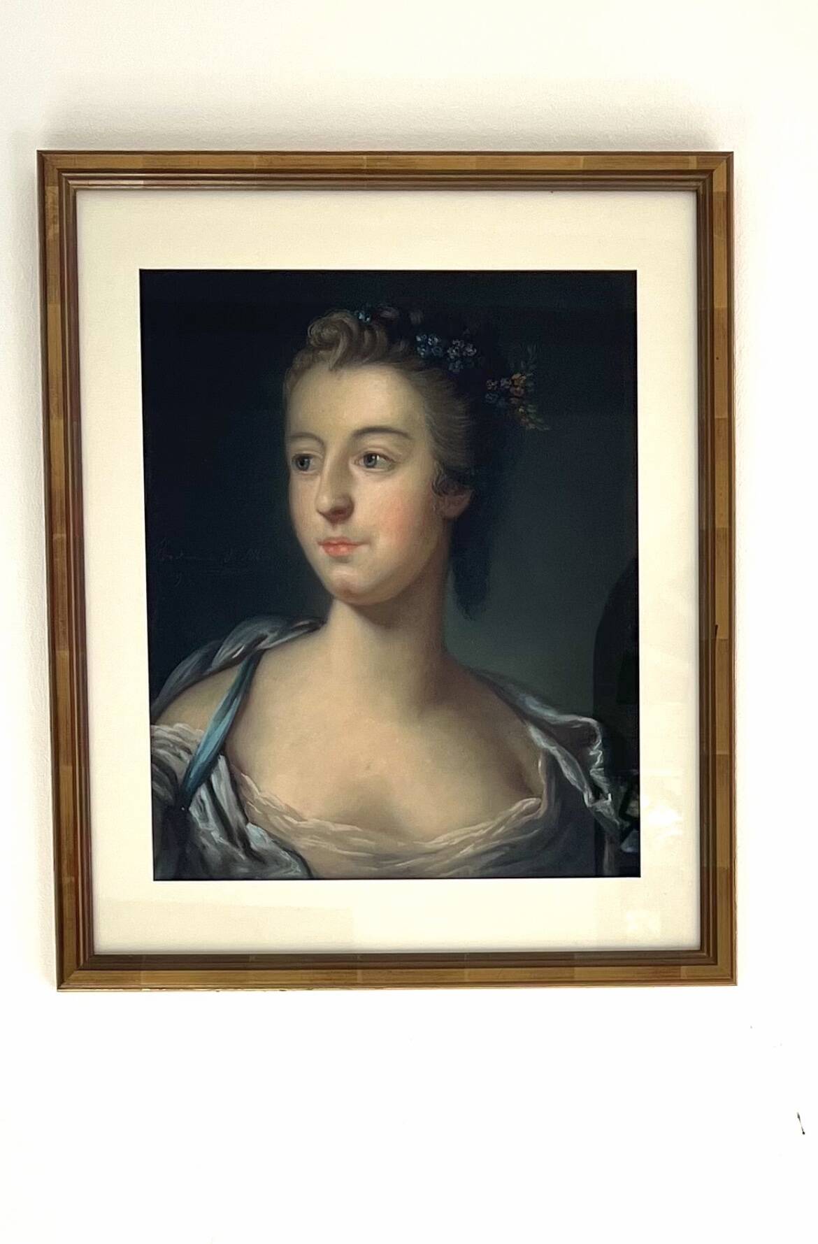 Portrait de femme au pastel, Hortense de Saint Albin 1849