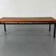 Minimalistic Mid Century Modernist Teak and Steel Coffee Table, 1960s