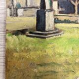 Huile sur panneau vintage