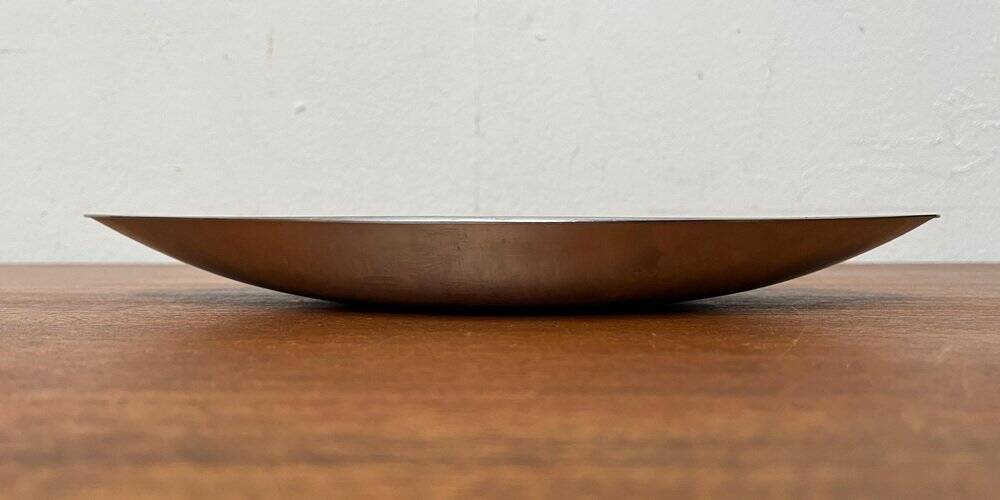 German cromargan plate from the mid-century by WMF, 1960s.