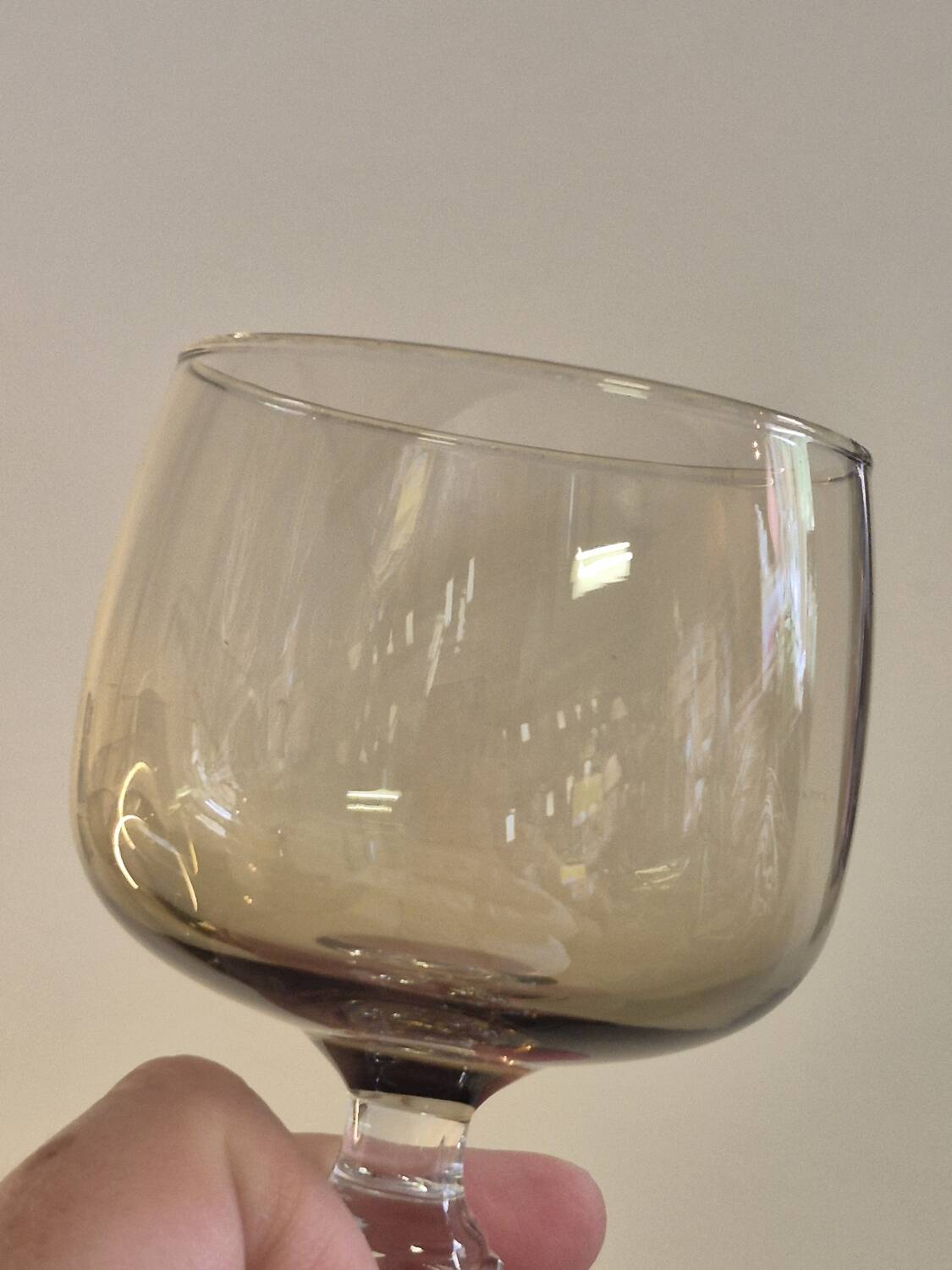 Balloon stemmed glasses