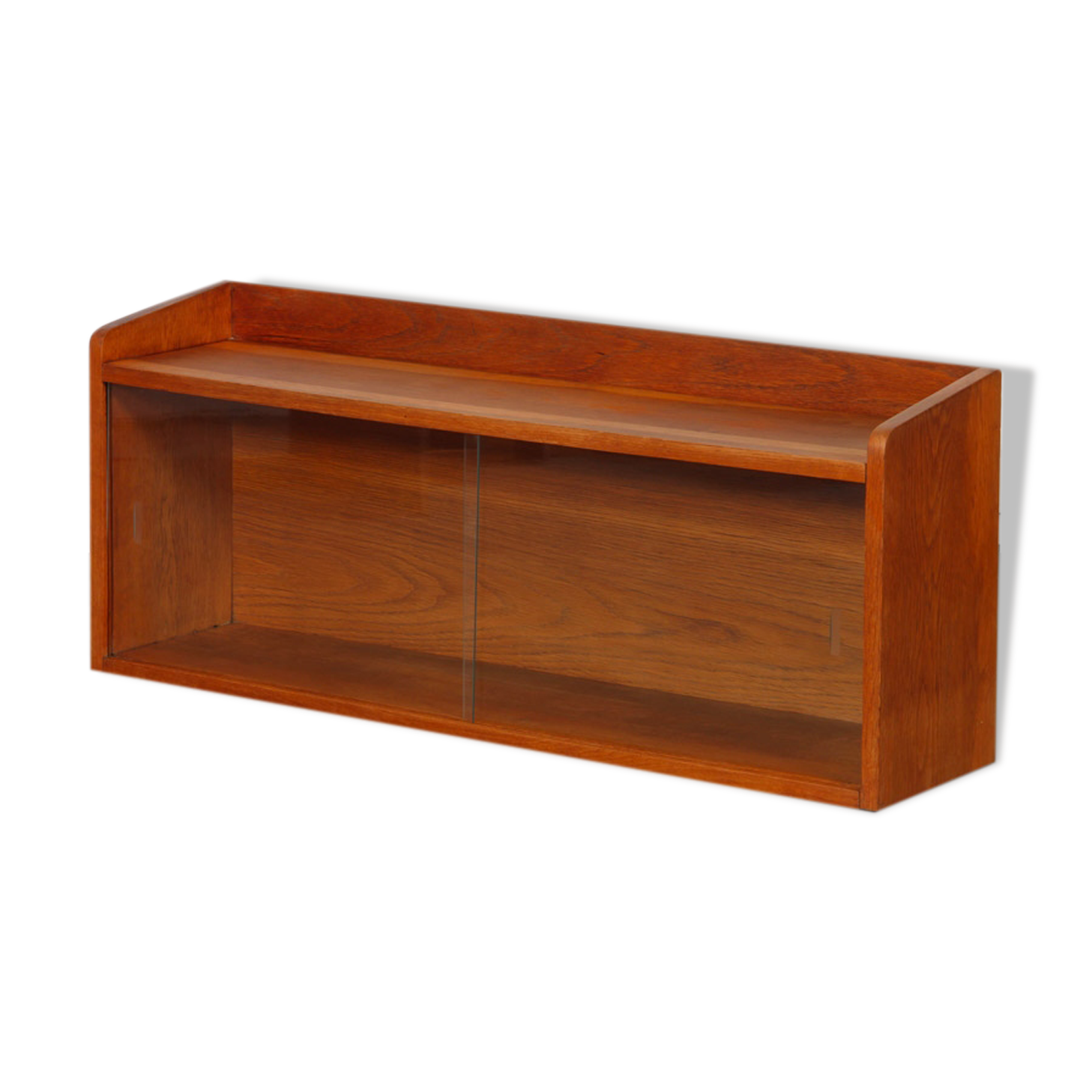 Vintage wall display case, Czech-made, 1960