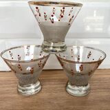 3 verres années 50