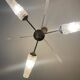 Vintage brass chandelier from the 50s-60s