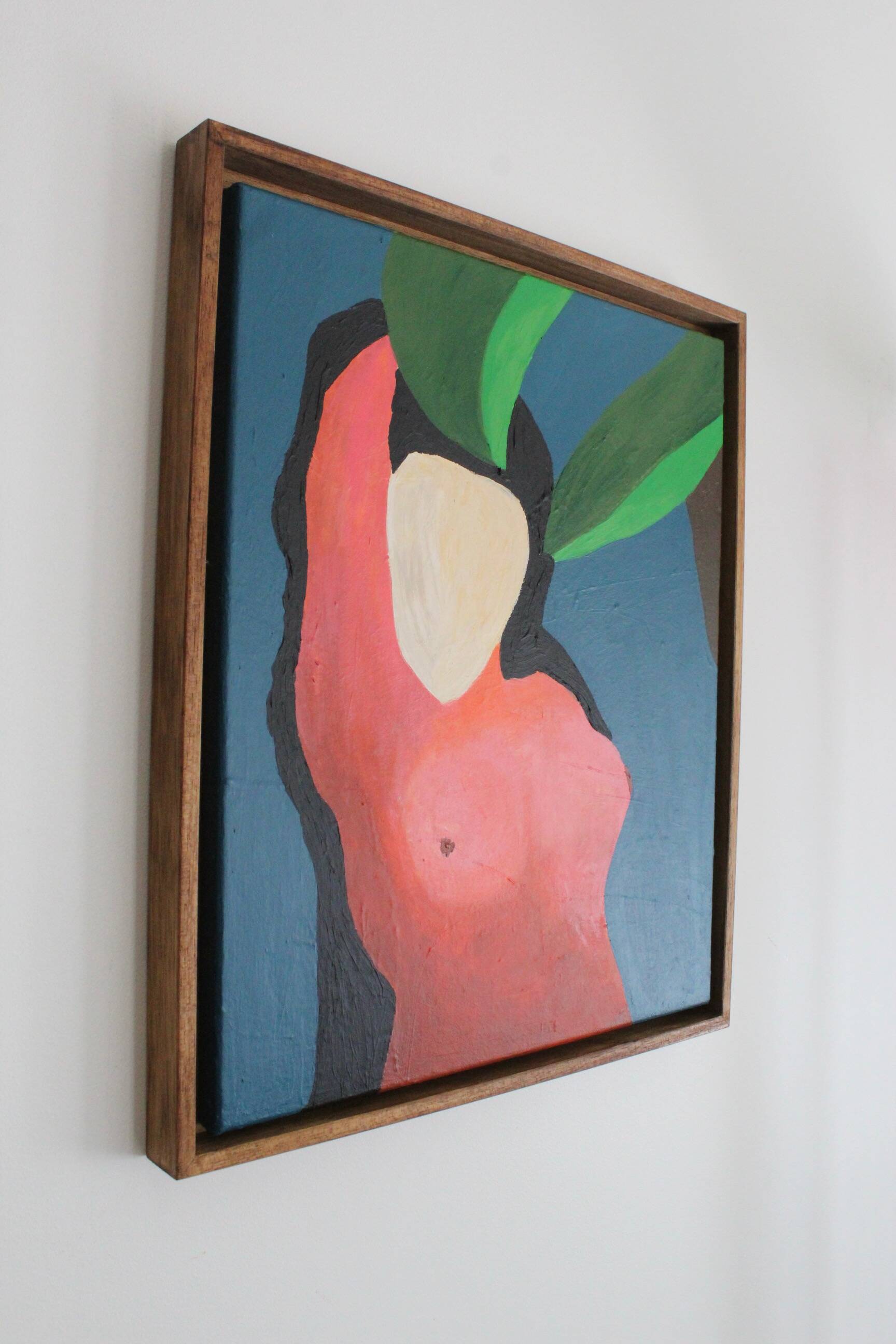 Peinture originale "femme sous un palmier" par Bodasca