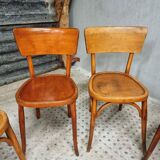 Old French cafe chairs set of 4 pcs