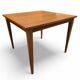 Table en teck – Kvalitet Form Funktion, Scandinave - Circa 1960