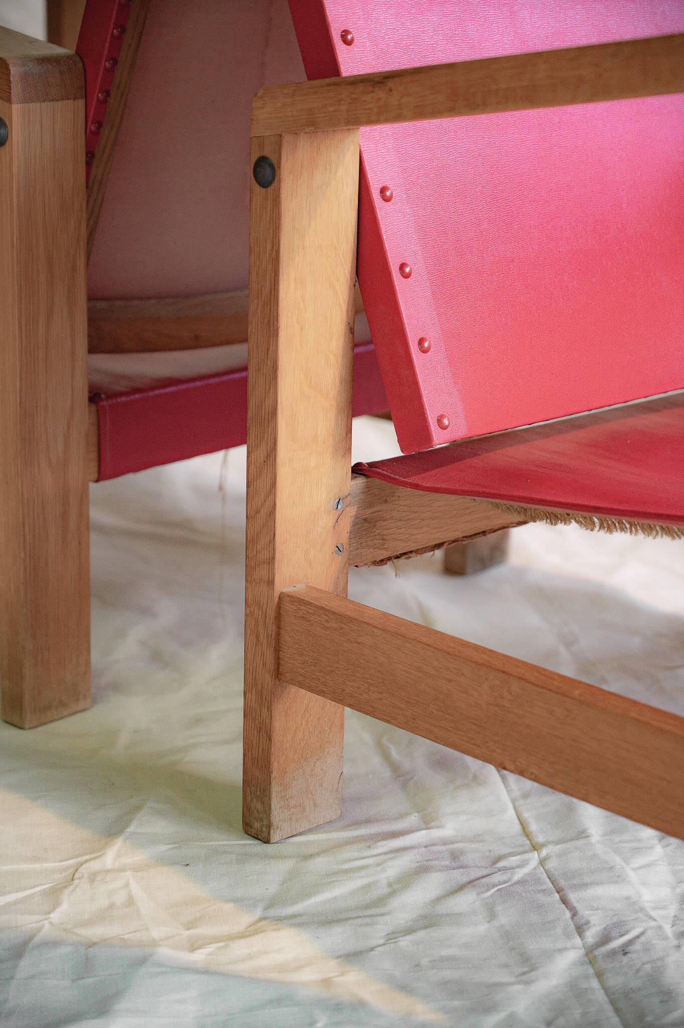 "Safari" armchair pair