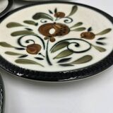 Set of 9 Boch Argenteuil dessert plates