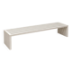 Weighty wooden bench / Width 185 cm / 1980s