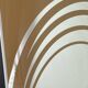 Grand miroir  Op Art, années 70,  Made in England