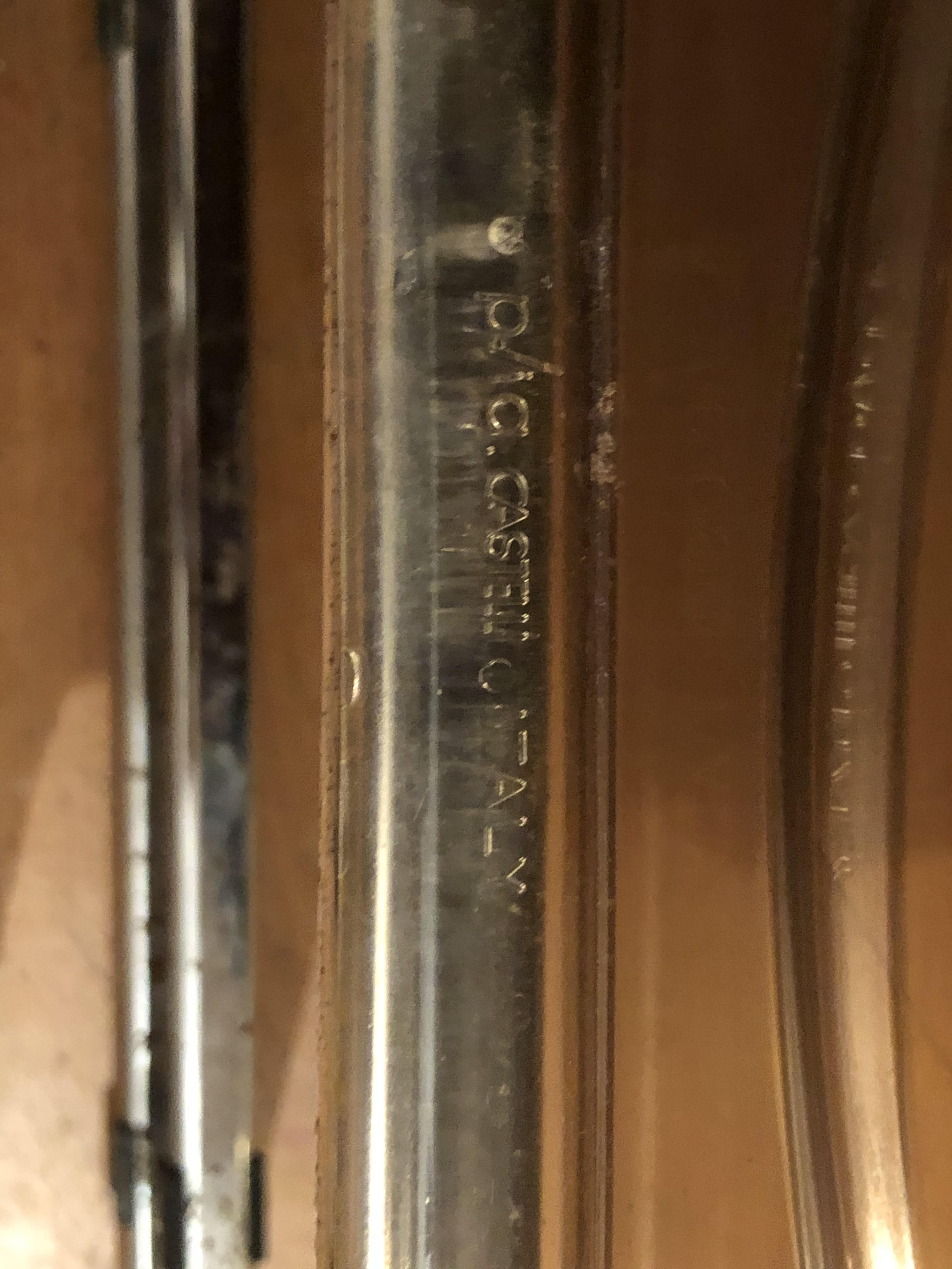 Pair of Plia chairs by Giancarlo Pirettu