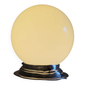Plafonnier ou applique globe opaline - mid. XXeme