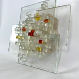 Mid-Century Murano Glass wall light by Albano Poli for Poliarte. Italy 1970s