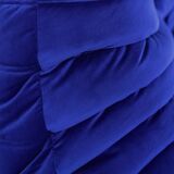Togo living room set in blue velvet by Michel Ducaroy for Ligne Roset, 1979, set of 5