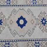 Oushak Handknotted Floor Vintage Rug sku 3450