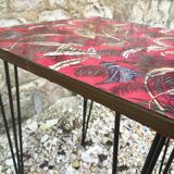 Pink jungle formica coffee table