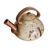 Pyrity sandstone teapot Signed JP